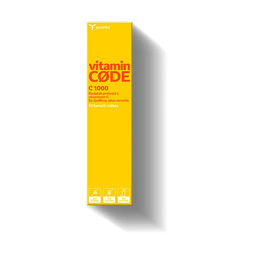 Yasenka Vitamin CODE Imuno C 1000 za imunitet i energiju, A20