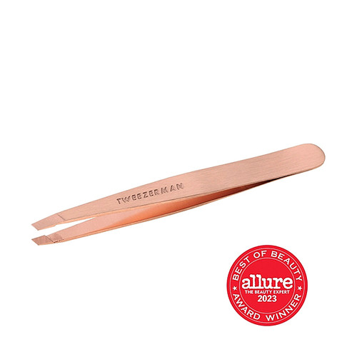 Tweezerman Pinceta kosi vrh Rose Gold