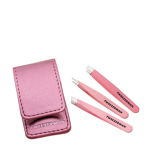 Tweezerman Set Mikro mini pinceta (kosi, ravni i špicasti vrh)