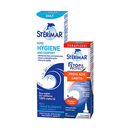 Sterimar sprej 50 ml + Stop & Protect prehlada 20ml