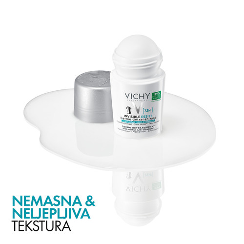 Vichy Invisible Resist Dezodorans protiv iritacija i mrlja, 50 ml