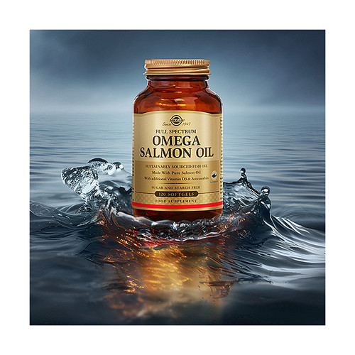 Solgar Full Spectrum Omega Salmon Oil 120 kapsula