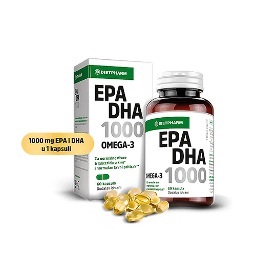 Dietpharm EPA DHA 1000 Omega-3 A60
