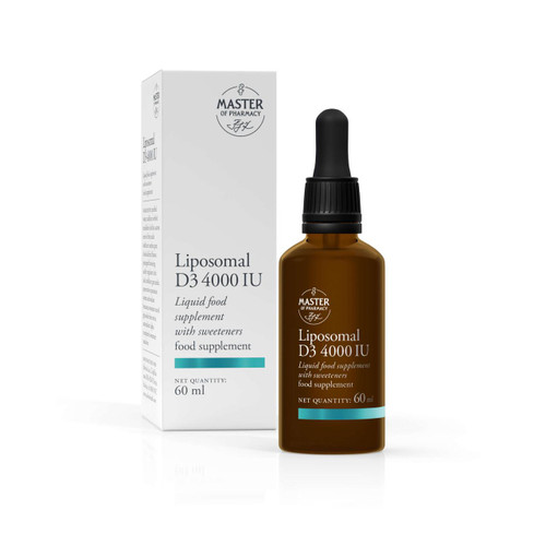 Master of Pharmacy Vitamin D3 4000 Liposomal, 60 ml 