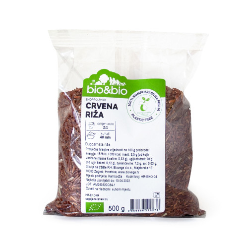 BIO&BIO CRVENA RIŽA 500 G 