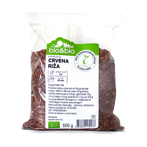 BIO&BIO CRVENA RIŽA 500 G 
