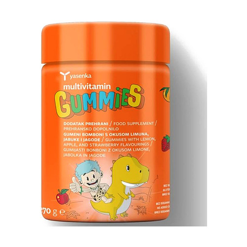 Yasenka Multivitamin Gummies za rast i imunitet, A60
