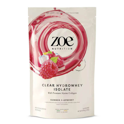 Zoe Nutrition Clear Hydrowhey Summer Raspberry 454g