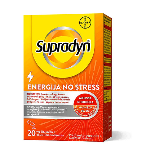 Supradyn Energija NO STRESS, 20 vrećica