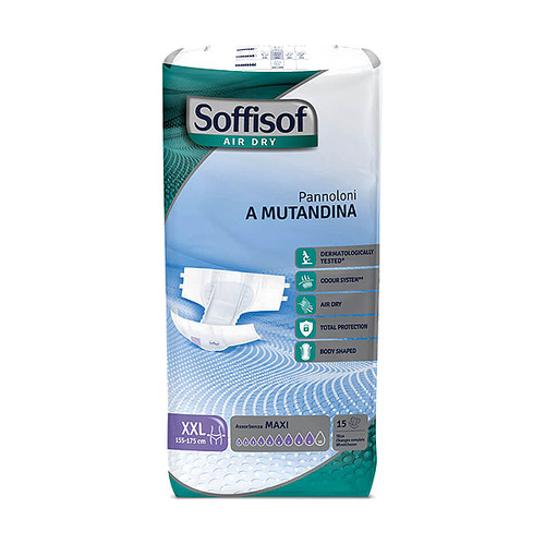 Soffisof MAXI AD pelene za odrasle XXL, 15 kom