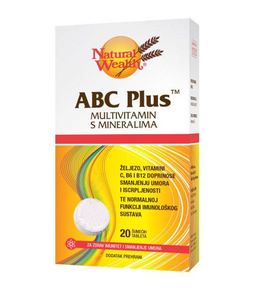 NATURAL WEALTH ABC PLUS ŠUMECE TABLETE A20 NATURAL WEALTH ABC PLUS ŠUMECE TABLETE A20