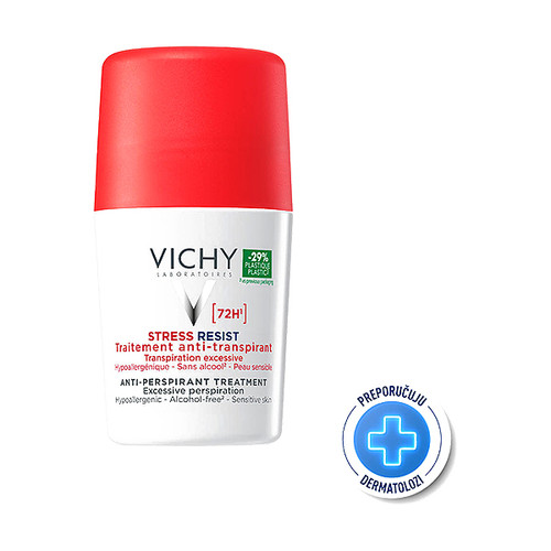 Vichy Stress Resist Roll-on Dezodorans protiv znojenja do 72h, 50 ml
