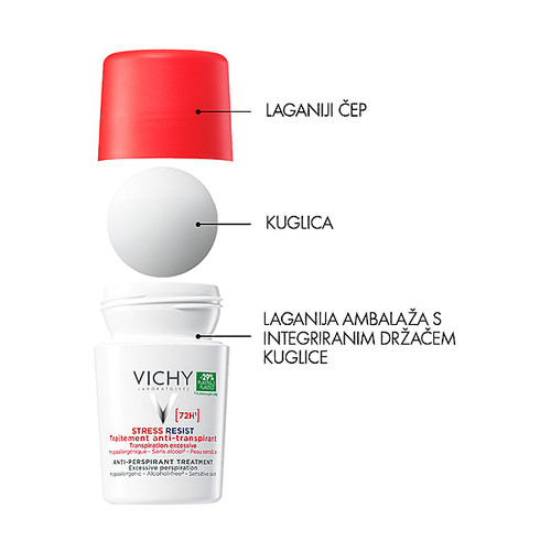 VICHY DEO ROLL-ON 72H STRESS 50 ML
