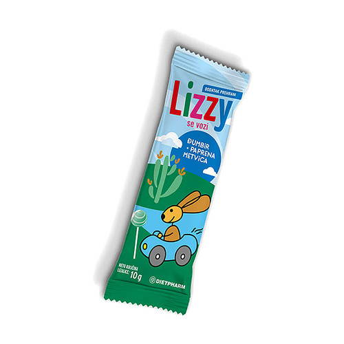 Dietpharm Lizzy se vozi lizalica A1