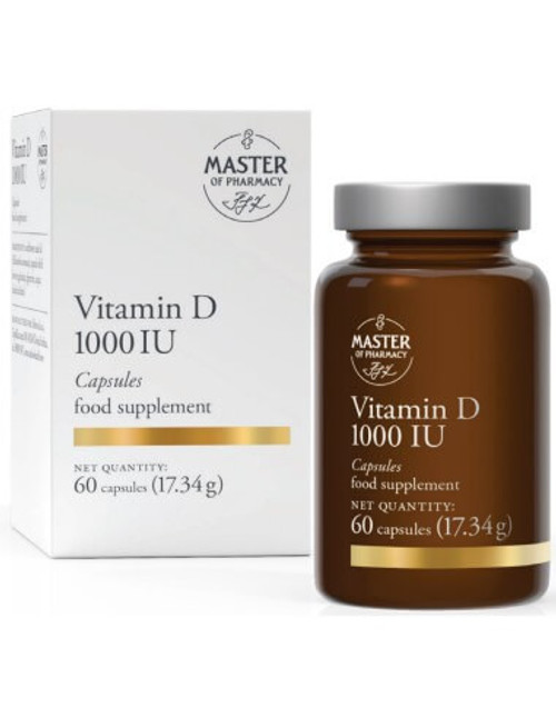 Master of Pharmacy Vitamin D 1000 IU kapsule A60 
