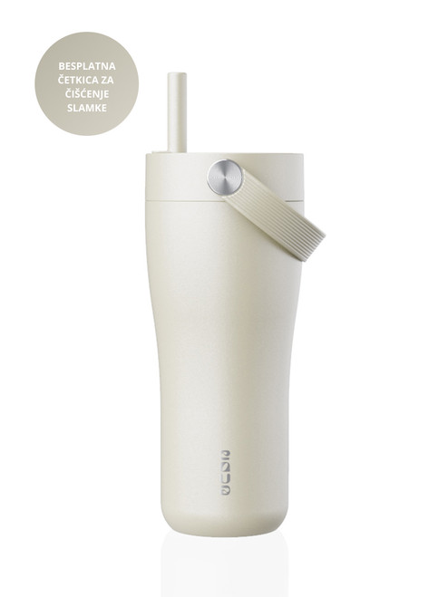 EQUA Carry Cup Termo šalica od nehrđajućeg čelika za čaj/kavu, 600 ml, Sand