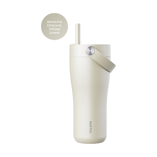 EQUA Carry Cup Termo šalica od nehrđajućeg čelika za čaj/kavu, 600 ml, Sand