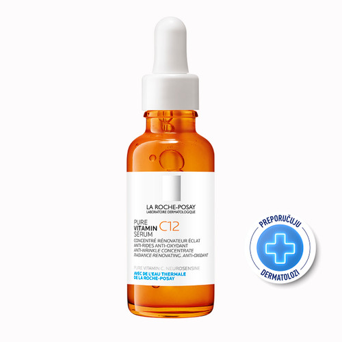 La Roche-Posay Pure vitamin C12 serum protiv bora za vraćanje sjaja 30 ml