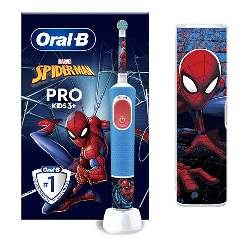 Oral-B Električna četkica PRO KIDS 3+ SPIDERMAN + Torbica