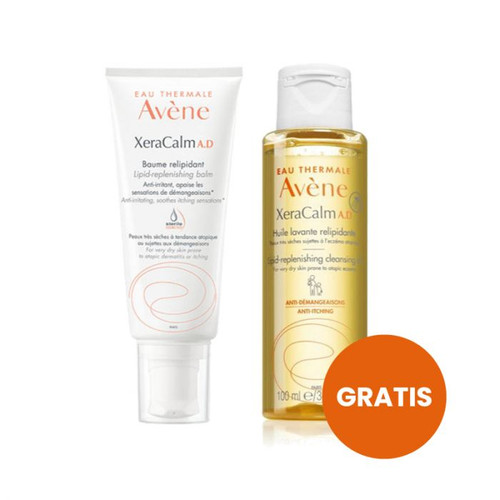 Avène XeraCalm A.D. balzam za suhu kožu sklonu iritacijama, 200 ml + ulje gratis