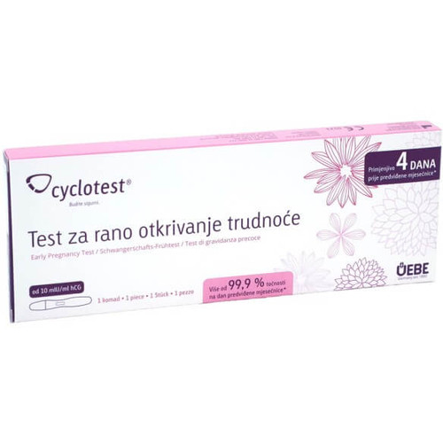 UEBE Cyclotest test za trudnoću, rok upotrebe 11.5.2026.