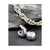 Farma Bijoux Little Drop Silver Wow9 hipoalergene naušnice 22 mm