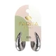 Farma Bijoux Big Oval Hoops Silver Wow5 hipoalergene naušnice 30x25 mm
