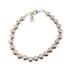 Farma Bijoux Chrome Pearls Silver hipoalergena narukvica