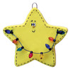 Yellow Star with Lights