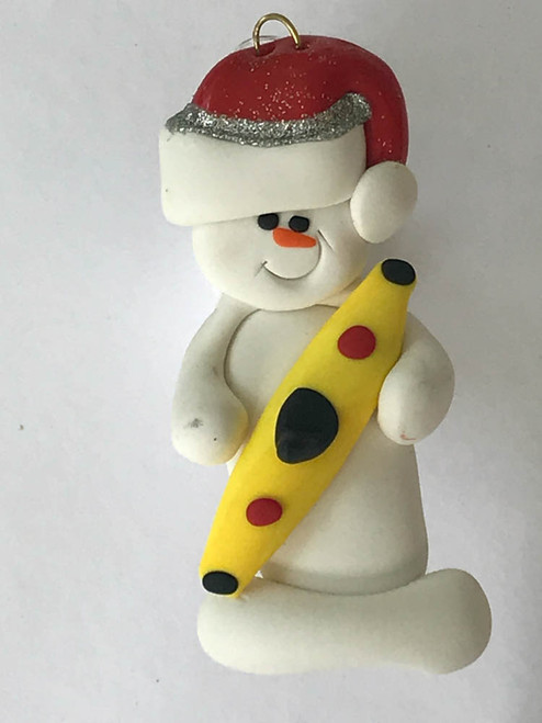 Kayak Snowperson