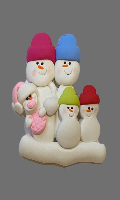 Couple with 2 Children and baby girl Couple with 2 Children and baby girl