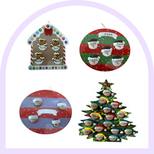 CUSTOM ORNAMENTS