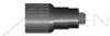 #10-32 X 0.37", THK=0.187" Retractable Captive Panel Fasteners, Flare In Style, Slotted Drive, Black Finish