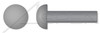 M2 X 6mm Round Head Solid Rivets, DIN 660 / ISO 1051, Steel