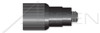 #6-32 X 0.43", THK=0.187" Retractable Captive Panel Fasteners, Flare In Style, Slotted Drive, Black Finish