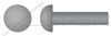 M4 X 20mm Round Head Solid Rivets, DIN 660 / ISO 1051, Steel