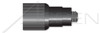 #8-32 X 0.37", THK=0.125" Retractable Captive Panel Fasteners, Flare In Style, Slotted Drive, Black Finish