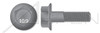 M16-2.0 X 30mm Hex Flange Bolts, Class 10.9 Plain Steel, DIN 6921