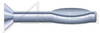 1/4" X 1-1/2" Split Drive Anchors, Flat Countersunk Head, High Alloy Steel, Zinc