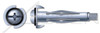1/8" Expandable Metal Hollow Wall Anchors, Short