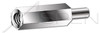 #8-32 X 1" Hex Male-Female Standoffs, 1/4" Across Flats, Stainless Steel