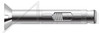 3/8" X 4" Stainless Steel, Sleeve Anchors, Flat Countersunk Head