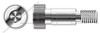 #10-32 X 5/8" Shoulder Screws, Hex Socket Drive, Stainless Steel