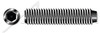 #10-24 X 3/4" Cup Point Socket Set Screws, Hex Drive, UNC Coarse Threading, Alloy Steel, Black Oxide, Holo-Krome