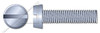 M4-0.7 X 8mm DIN 84 / ISO 1207, Metric, Machine Screws, Cheese Head Slot Drive, Full Thread, Class 4.8 Steel, Zinc Plated