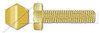 M6-1.0 X 12mm DIN 933, Metric, Hex Head Cap Screws Bolts, Full Thread, Brass
