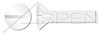 M5-0.8 X 8mm DIN 964 / ISO 2010, Metric, Machine Screws, Oval Slot Drive, Full Thread, Nylon 6/6