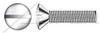 M3-0.5 X 14mm DIN 964 / ISO 2010, Metric, Machine Screws, Oval Slot Drive, Full Thread, A4 Stainless Steel