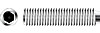 M3-0.5 X 4mm DIN 913 / ISO 4026, Metric, Hex Socket Set Screws, Flat Point, A4 Stainless Steel
