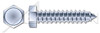 M2.9 X 9.5mm DIN 7976 / ISO 1479, Metric, Self-Tapping Sheet Metal Screws, Hex Indented Head, Full Thread, Steel, Zinc Plated